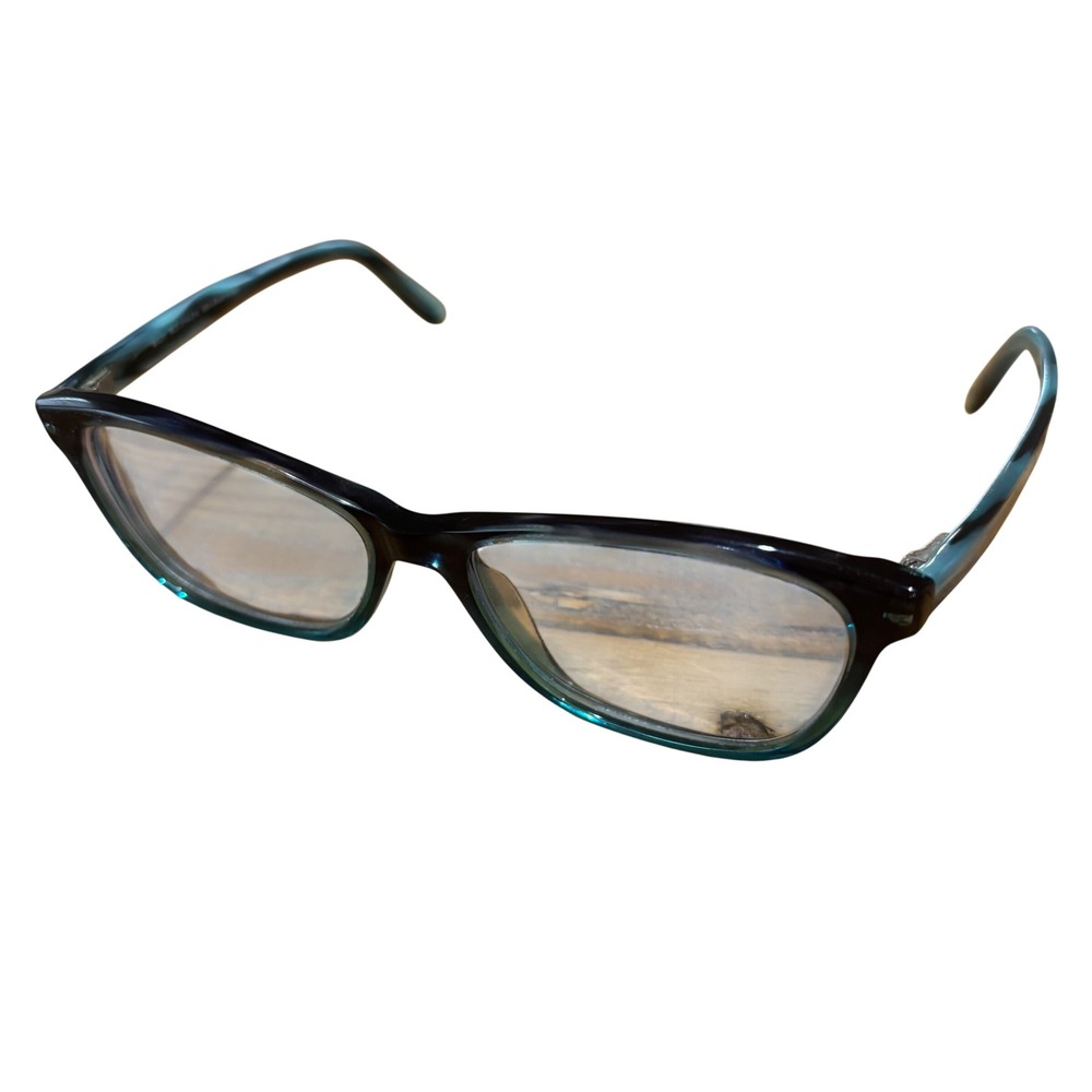 Maui Jim MJO2114 57A Teal Marble Eyeglasses Frames Italy 53-16-135 Womens